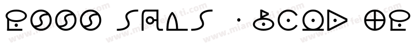 E820 Sans Xbold Regula字体转换
